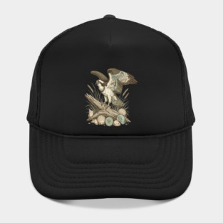 Osprey Driftwood Coastal Art Hat