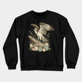 Osprey Driftwood Coastal Art Crewneck Sweatshirt