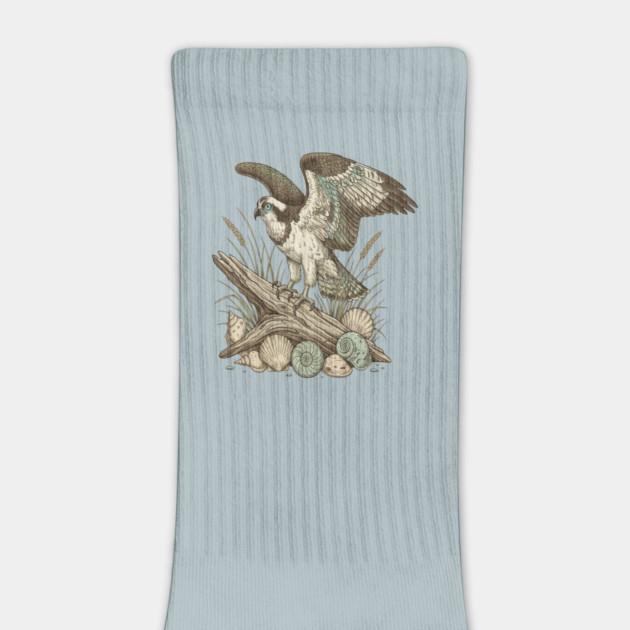 Osprey Driftwood Coastal Art by BirdsnStuff