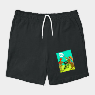 Dinosaur Barbecue Party Shorts