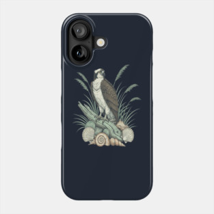 Osprey Nautical Shoreline Art Phone Case