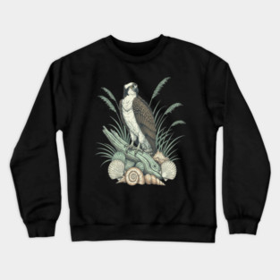 Osprey Nautical Shoreline Art Crewneck Sweatshirt