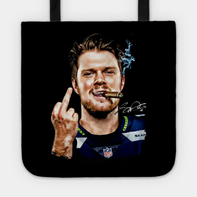Sam-Darnold Tote by dtr_art