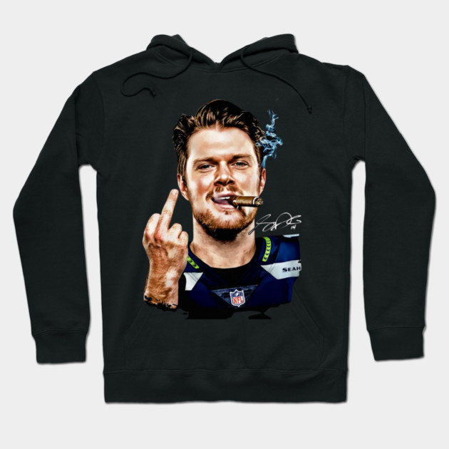 Sam-Darnold Hoodie by dtr_art