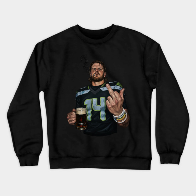 Sam-Darnold Crewneck Sweatshirt by dtr_art
