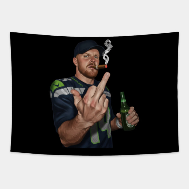 Sam-Darnold Tapestry by dtr_art