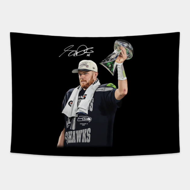 Sam-Darnold Tapestry by dtr_art