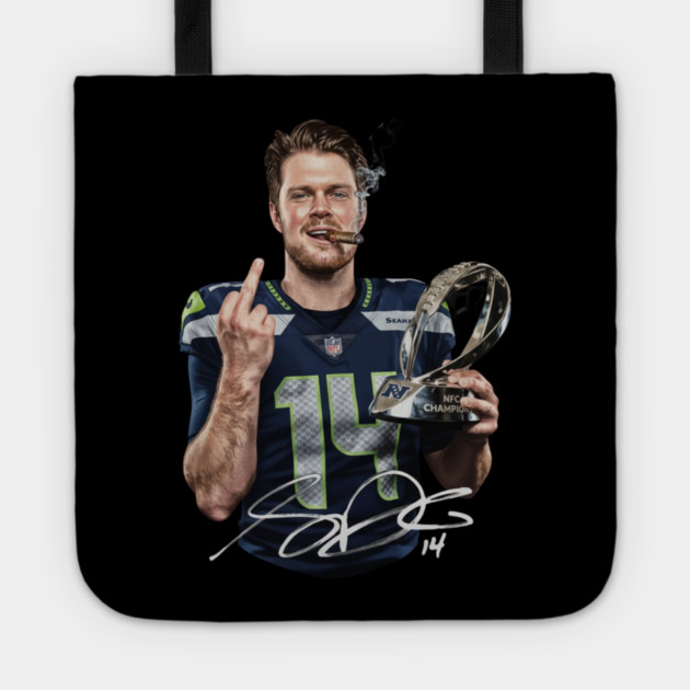 Sam-Darnold Tote by dtr_art