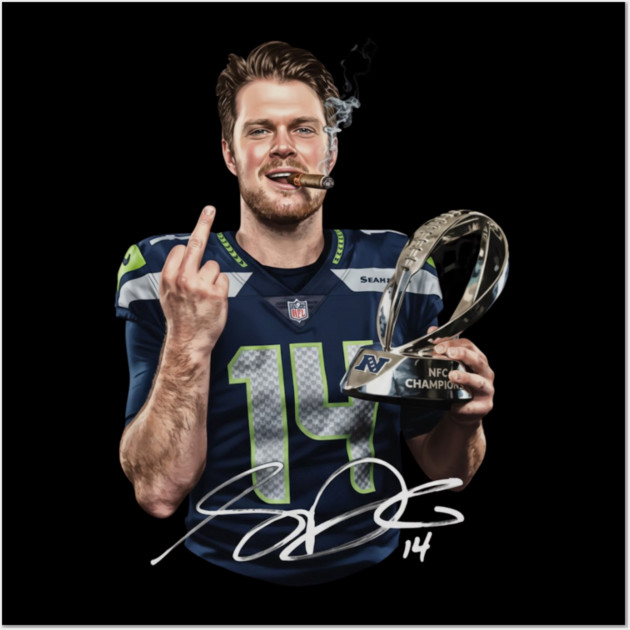 Sam-Darnold Wall Art by dtr_art