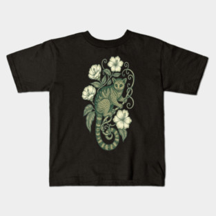 Kinkajou Jungle Vine Wildlife Art Kids T-Shirt