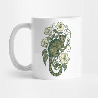 Kinkajou Jungle Vine Wildlife Art Mug