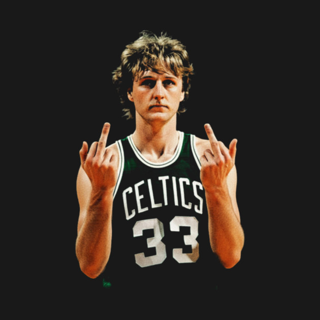 Larry Bird Flipping The Bird Vintage HD Classic T-Shirt