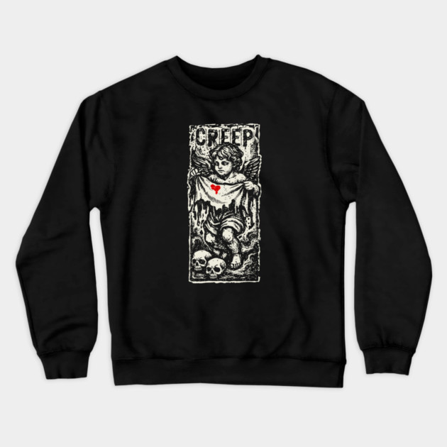 CREEP Crewneck Sweatshirt by artslaves