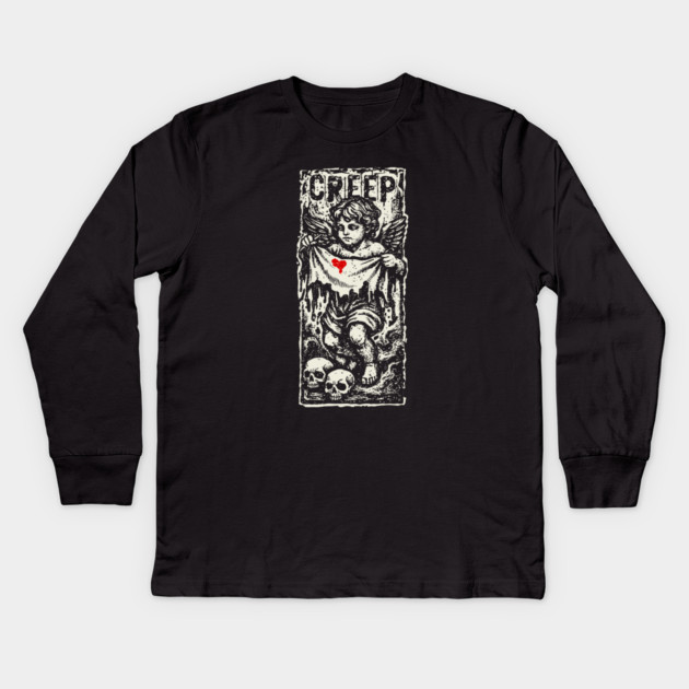 CREEP Kids Long Sleeve T-Shirt by artslaves