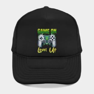 Gamer Gaming Game On Level Up Hat