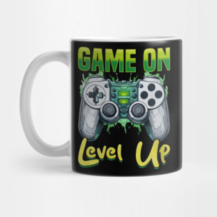 Gamer Gaming Game On Level Up Mug
