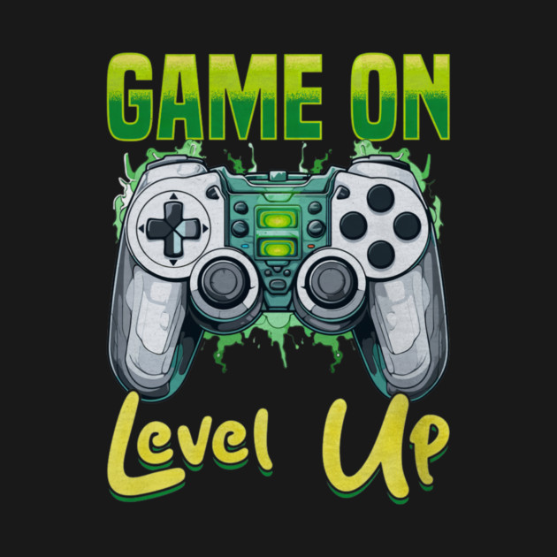 Gamer Gaming Game On Level Up by yangho