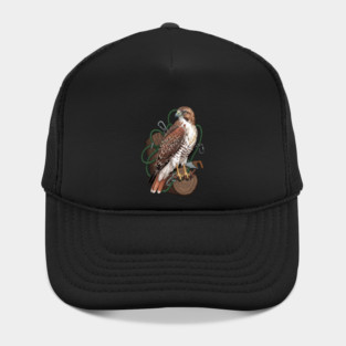 Arborist Hawk Outdoor Wildlife Art Hat