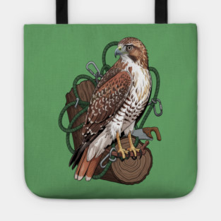 Arborist Hawk Outdoor Wildlife Art Tote