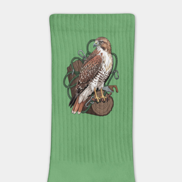 Arborist Hawk Outdoor Wildlife Art by BirdsnStuff