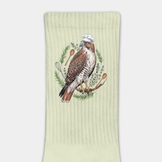 Chef Hawk Culinary Wildlife Design by BirdsnStuff