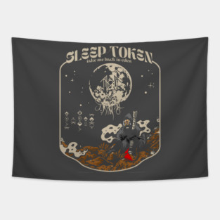 Sleep Token Take Me Back to Eden Art Tapestry