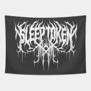 Sleep Token Band Logo Design Tapestry