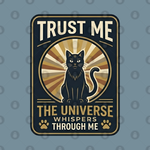 TRUST ME. THE UNIVERSE WHISPERS THROUGH ME. by Cataura