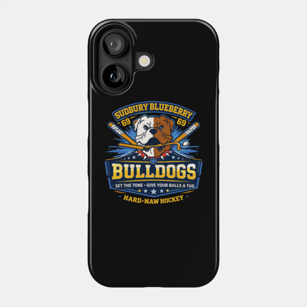 Shoresy Hoodie Merch - Hockey Jersey Sudbury Blueberry Bulldogs Phone Case by celestial_artworks