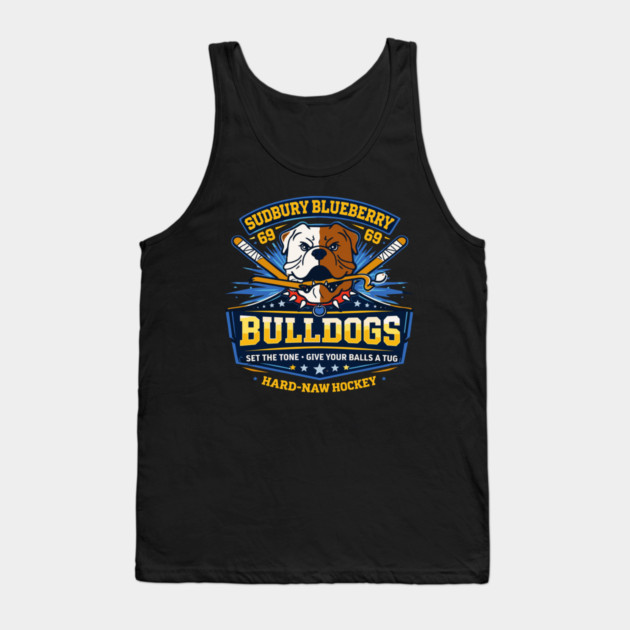 Shoresy Hoodie Merch - Hockey Jersey Sudbury Blueberry Bulldogs Tank Top by celestial_artworks