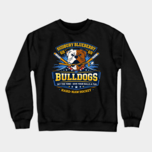 Shoresy Hoodie Merch - Hockey Jersey Sudbury Blueberry Bulldogs Crewneck Sweatshirt