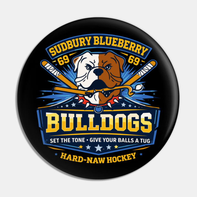 Shoresy Hoodie Merch - Hockey Jersey Sudbury Blueberry Bulldogs Pin by celestial_artworks