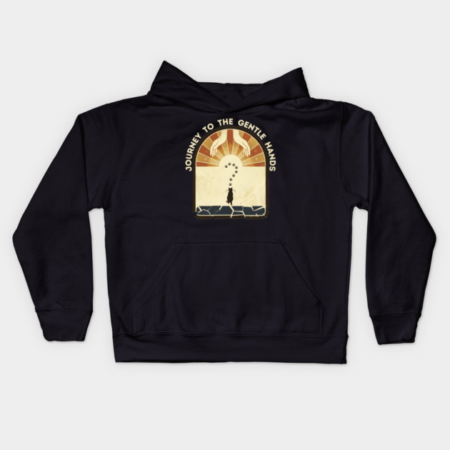 JOURNEY TO THE GENTLE HANDS Kids Hoodie by Cataura
