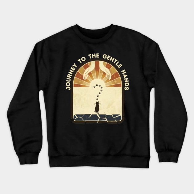 JOURNEY TO THE GENTLE HANDS Crewneck Sweatshirt by Cataura