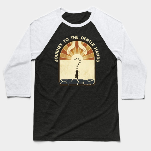 JOURNEY TO THE GENTLE HANDS Baseball T-Shirt by Cataura
