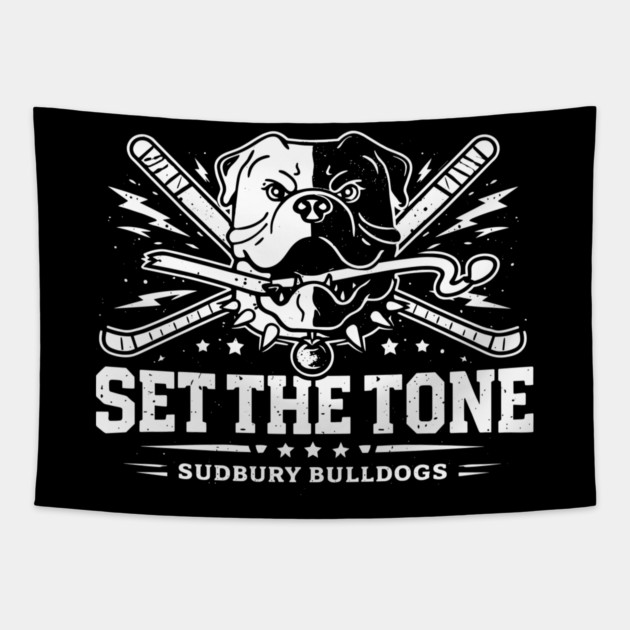 Shoresy Hoodie Merch - Hockey Jersey Sudbury Blueberry Bulldogs Tapestry by celestial_artworks