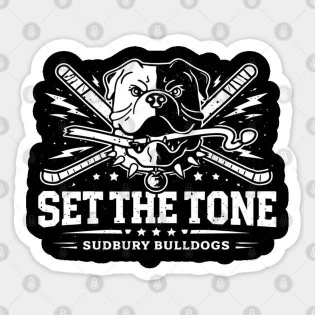 Shoresy Hoodie Merch - Hockey Jersey Sudbury Blueberry Bulldogs Sticker by celestial_artworks