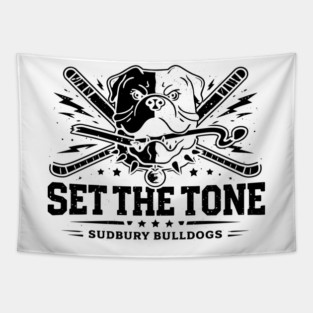 Shoresy Hoodie Merch - Hockey Jersey Sudbury Blueberry Bulldogs Tapestry