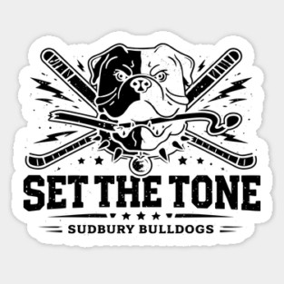 Shoresy Hoodie Merch - Hockey Jersey Sudbury Blueberry Bulldogs Sticker