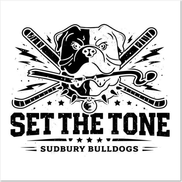 Shoresy Hoodie Merch - Hockey Jersey Sudbury Blueberry Bulldogs Wall Art by celestial_artworks