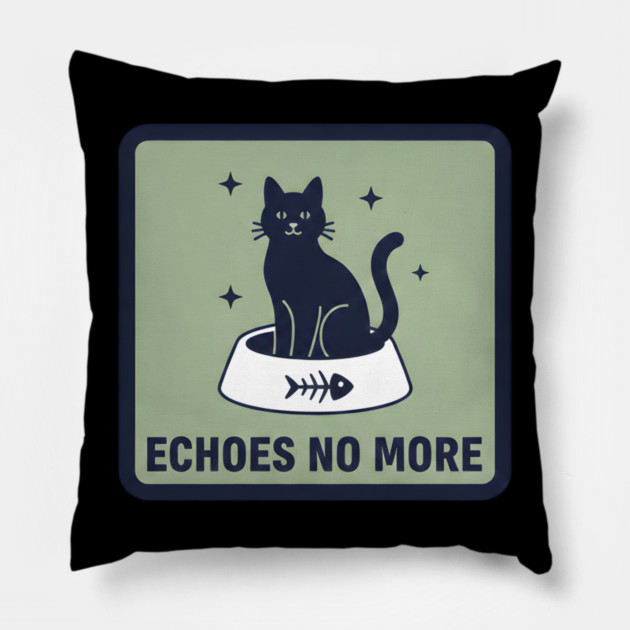 ECHOES NO MORE Pillow by Cataura