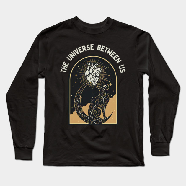 THE UNIVERSE BETWEEN US Long Sleeve T-Shirt by Cataura
