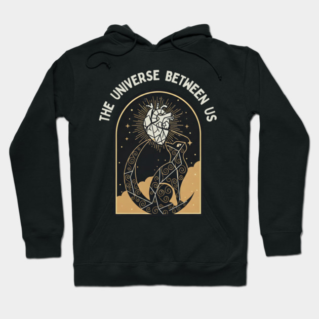 THE UNIVERSE BETWEEN US Hoodie by Cataura