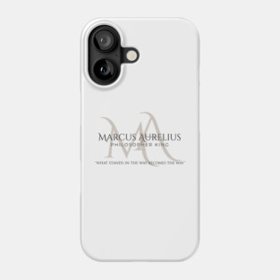 Marcus Aurelius Philosopher King Phone Case
