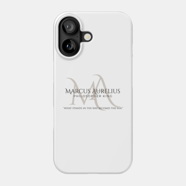 Marcus Aurelius Philosopher King Phone Case by Jerry