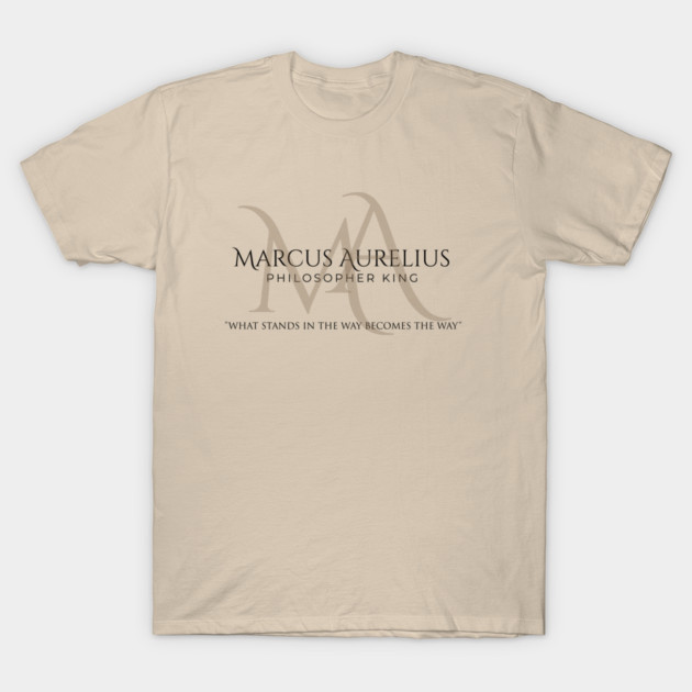 Marcus Aurelius Philosopher King T-Shirt by Jerry