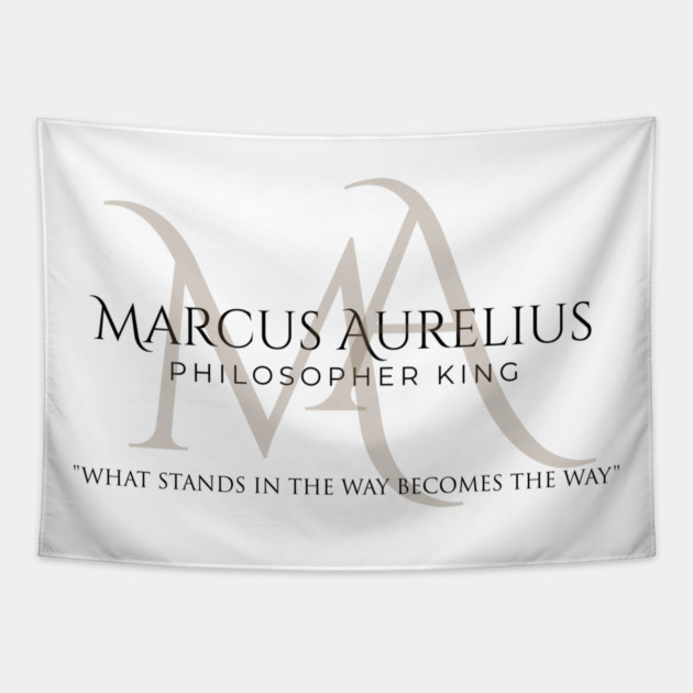 Marcus Aurelius Philosopher King Tapestry by Jerry