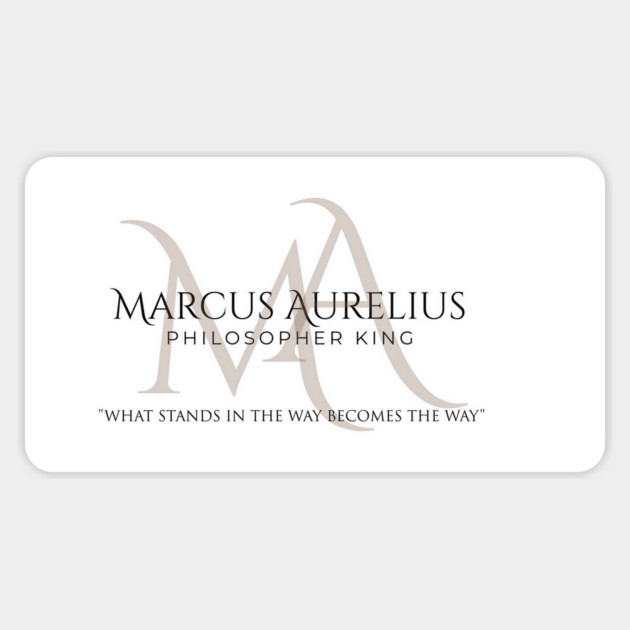 Marcus Aurelius Philosopher King Sticker by Jerry