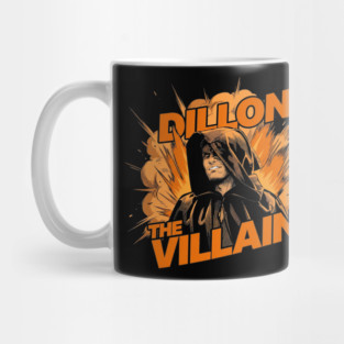 Dillon The Villain - Distressed Basketball Anti-Hero Pro Sports Design Mug
