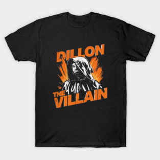 Dillon The Villain - Distressed Basketball Anti-Hero Pro Sports Design T-Shirt